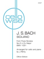 Siciliano from Flute Sonata No. 2 in E flat BWV 1031