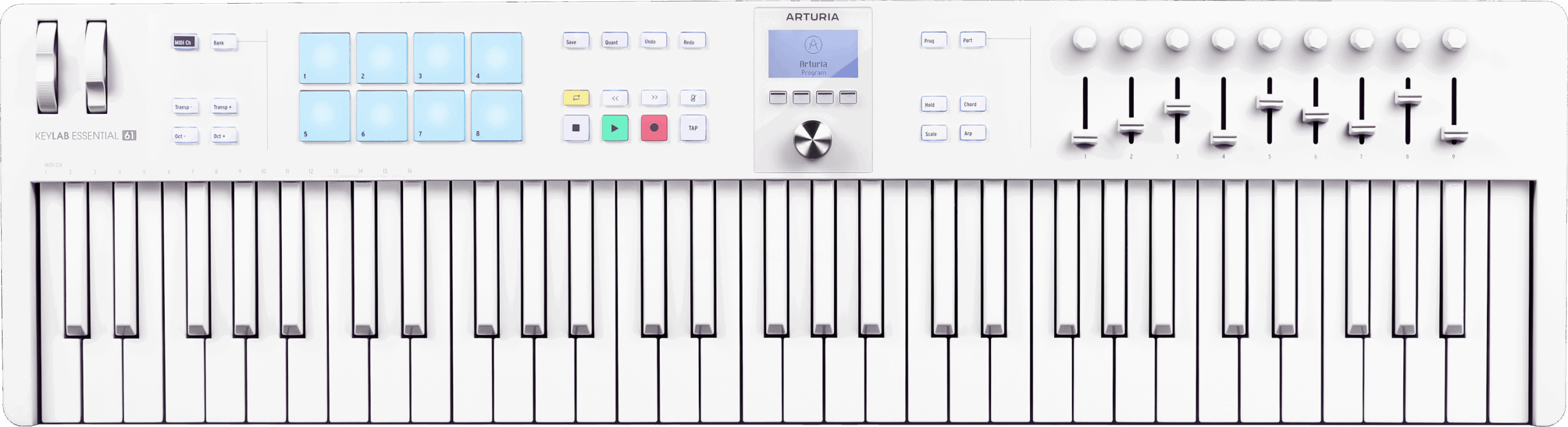 Arturia Keylab Essential 3 61-Note In Alpine White
