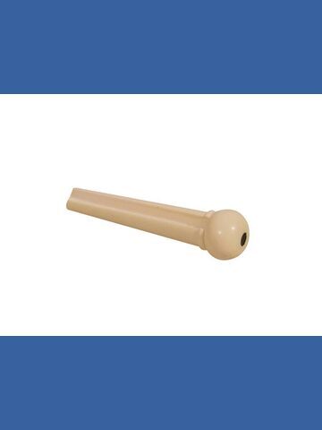 Acoustic Guitar Bridge Pins 12-Pack in Ivory With Black Dot
