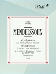 Mendelssohn: String Quintets Op. 18 and Op. 87 (Parts)