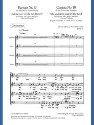 Cantata BWV 10 “My soul doth magnify the Lord”