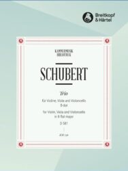String Trio in B-flat major D. 581