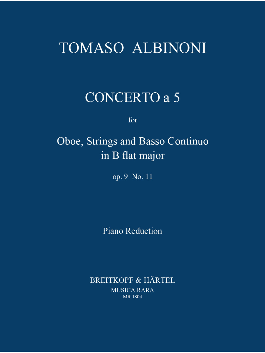 Concerto a 5 in B Op. 9/11