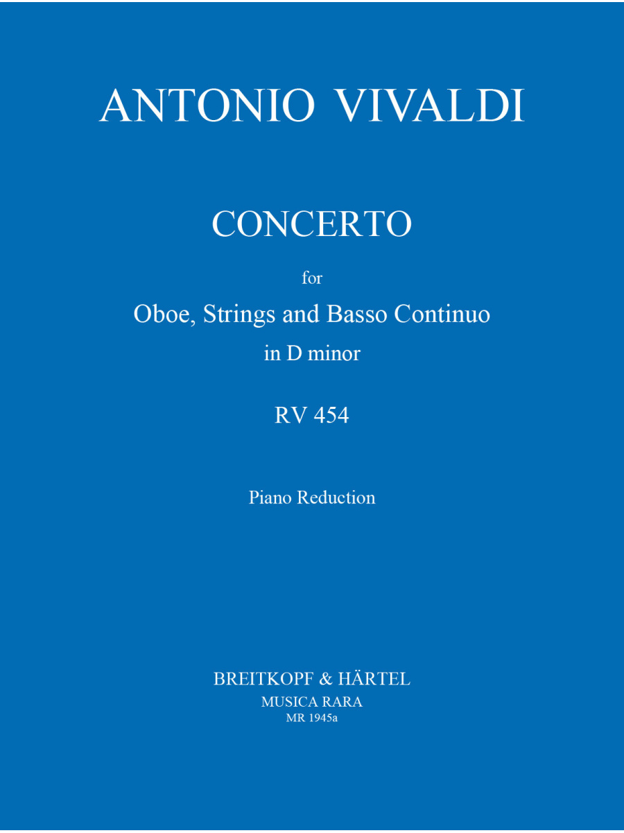 Concerto for Oboe in D minor RV 454