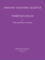 13 Duets for Flute and basso continuo