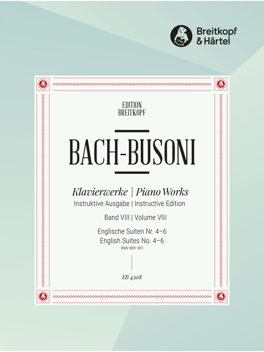 Piano Works Vol. VIII: English Suites No. 4–6 BWV 809–811