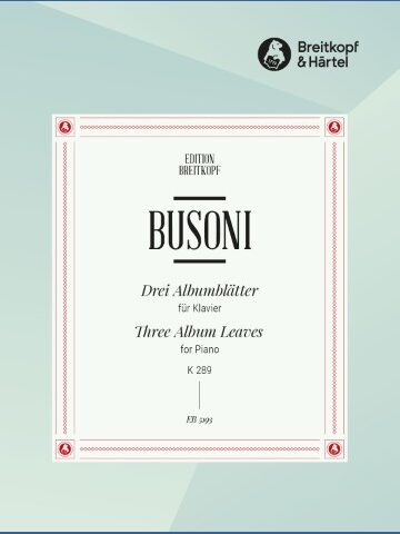 3 Album Leaves K 289