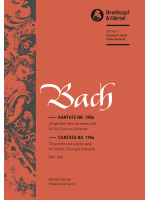 Cantata BWV 190a “Sing ye the Lord a joyful song”