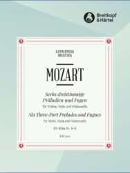 6 Three-Part Preludes and Fugues Nos. 4-6