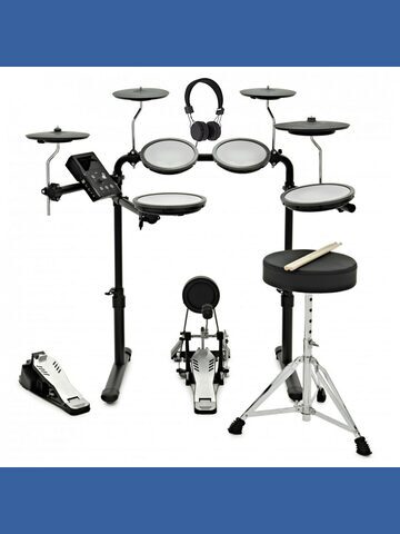 VISIONDRUM-PRO Electronic Drum Kit with Stool, Headphones & Bluetooth