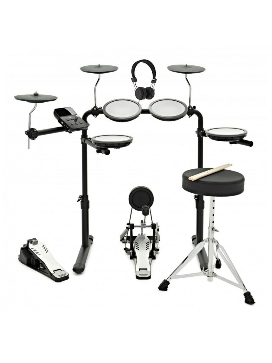 VISIONDRUM+ Electronic Drum Kit with Stool and Headphones