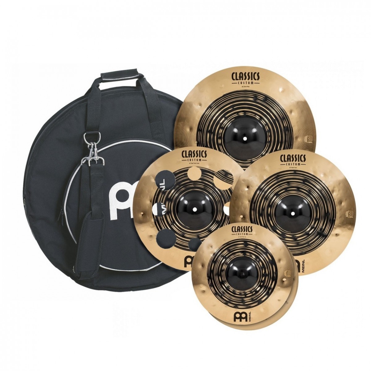 Meinl Classics Custom Dual Expanded Cymbal & Pro Bag Set