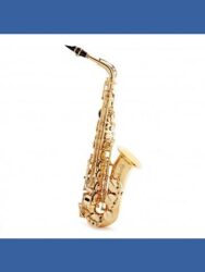 Selmer Paris Axos Alto Saxophone Outfit, Gold Lacquer
