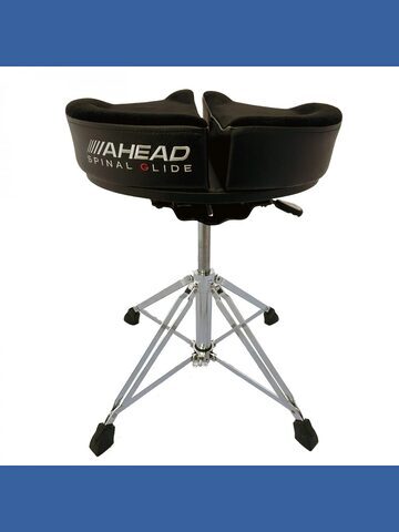 Ahead Spinal G Saddle Hydraulic Drum Throne with Base, Black