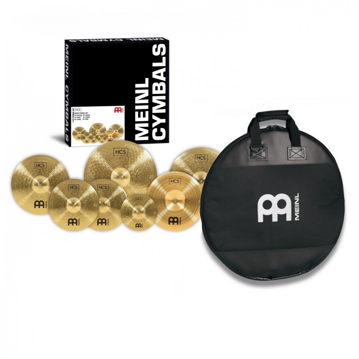 Meinl HCS Super 6 Cymbal Set & Standard Cymbal Bag