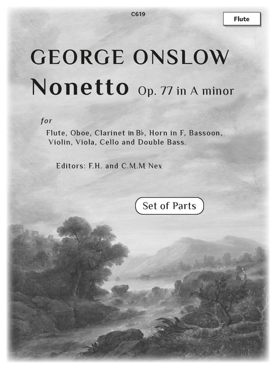 Nonet Op. 77 in A minor (Parts)