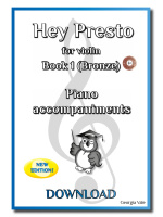 Hey Presto! for Violin Bk 1 Piano